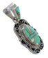 Opal Turquoise Sterling Silver Southwestern Pendant YX76012